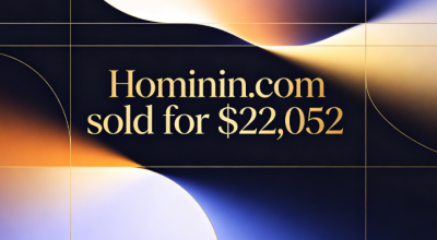 The domain name Hominin.com has been sold for $22,052
