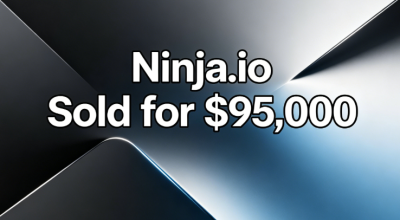 Short Domain Name Ninja.io Sold for $95,000: The "Ninja" Economics Behind Minimalism
