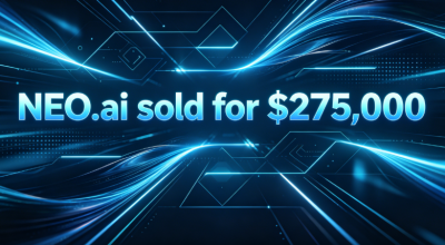 NEO.ai sold for $275,000, making short domain names a "hard currency" in the AI ​​era