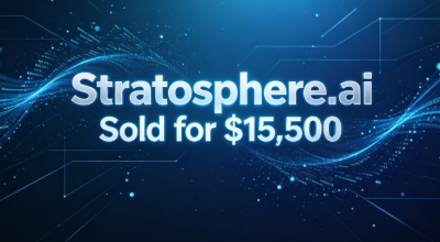 Digital Asset Above the Stratosphere: stratosphere.ai Sold for $15,500