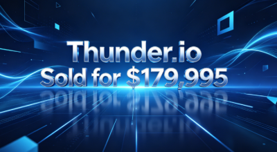 Thunder.io Sold for $179,995! A 210-Fold Increase in 10 Years, Ranking Fourth Highest in .io Domain History