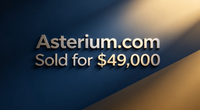 Sold for $49,000! "Asterium.com," the Domain of Stars, Changes Hands