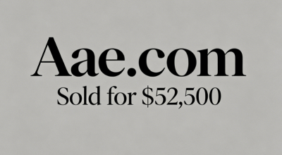 Aae.com Sold for $52,500: Three-Letter Domain Value Highlighted