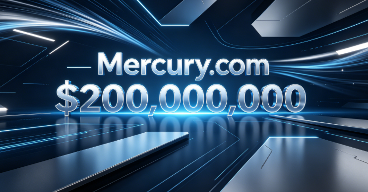 Mercury.com Raises 0 Million in Series D Funding; Domain Name Previously Sold for <img fetchpriority=