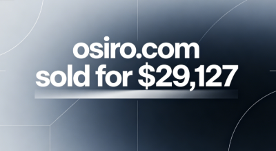 osiro.com sold for $29,127, boasting a highly recognizable mythological IP aura