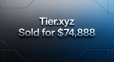 Tier.xyz Sold for $74,888 via Spaceship.com