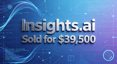 Insights.ai Sold for $39,500! Highlighting the Scarcity and Value of Data AI Domains