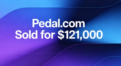 Pedal.com Sold for $121,000, Highlighting Diverse Meaning and Potential