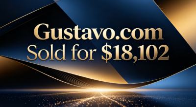 Gustavo.com Sold for $18,102 via GoDaddy
