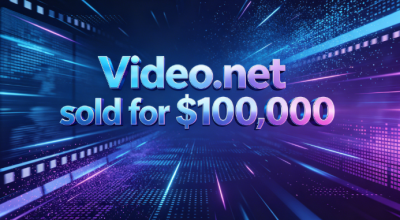 Video.net Sold for $100,000, Doubling in Value After 18 Months