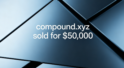 The domain name compound.xyz sold for $50,000, finding a new buyer for this multi-semantic premium Web3 domain