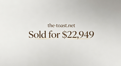 The-toast.net Sold for $22,949: The Multiple Meanings Behind a Domain Name