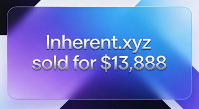 The domain name inherent.xyz was sold for $13,888, highlighting the value of premium domain names