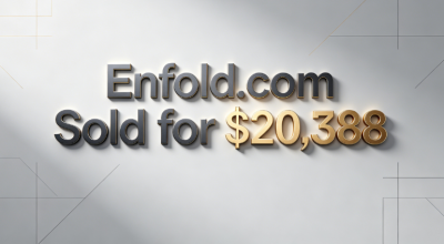 Enfold.com Sold for $20,388! A Domain with Both Emotional Value and Industry Suitability