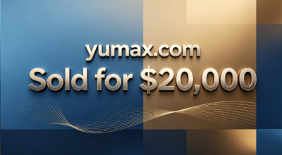 yumax.com Sold for $20,000, Multiple Meanings Highlighting its End-User Value