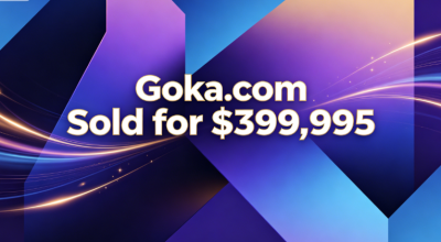 James Booth Completes Another Deal! Goka.com Sold for $399,995