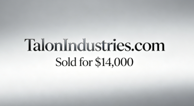 TalonIndustries.com Sold for $14,000 via DomainMarket.com