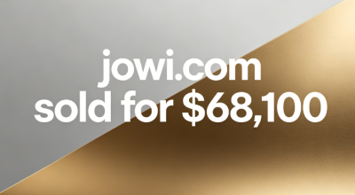 The premium four-letter domain name jowi.com sold for $68,100