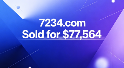 7234.com Sold for $77,564, Further Recognizing the Value of Four-Number Domains