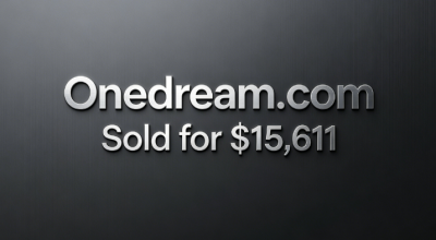 A Dream Worth a Fortune: Onedream.com Sold for $15,611