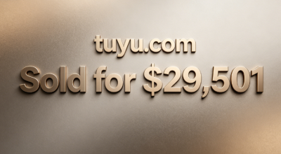 tuyu.com Sold for $29,501 via GoDaddy