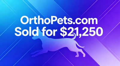 OrthoPets.com Sold for $21,250: Premium Pet Healthcare Domain Successfully Sold