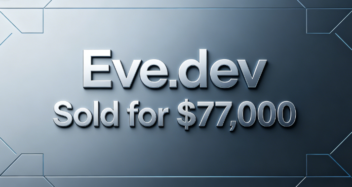 Eve.dev Sells for ,000, Breaking .dev Domain Record; Vercel Takes Over