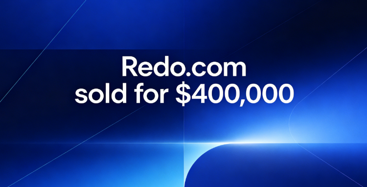 The premium domain name Redo.com sold for $400,000, attracting industry attention