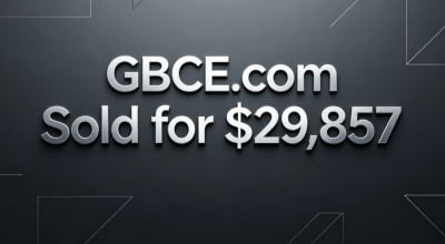 GBCE.com Sold for $29,857, Highlighting the Commercial Value of Four-Letter Abbreviation Domains