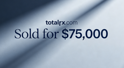 Totalrx.com Sold for $75,000: A Premium Domain Name Precisely Targeting the "Big Health + E-commerce" Sector