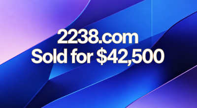 2238.com Sold for $42,500, Auspicious Meaning Supports High Price