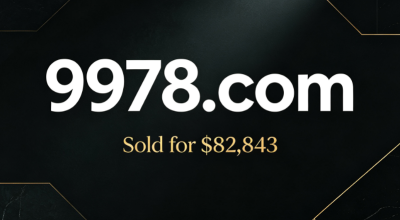 9978.com Sold for $82,843 via Dynadot