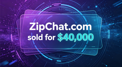 ZipChat Acquires Domain for $40,000 to Strengthen AI Brand Barrier