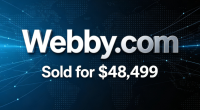 Webby.com Sold for $48,499, Highlighting the Value of Short-Word Domains