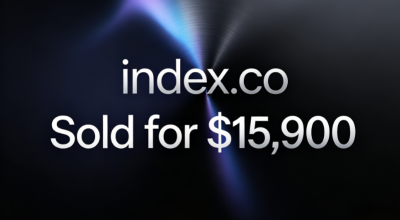 Premium Keyword Domain 'index.co' Sold for $15,900