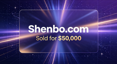 Shenbo.com Sold for $50,000 on DropCatch