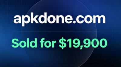 apkdone.com Sold for $19,900 via Sedo