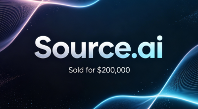 Source.ai Sold for $200,000! The Value of Premium AI-Related Domains Remains High
