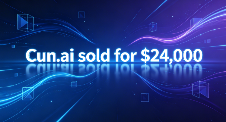 cun.ai was sold for ,000, suitable for AI projects both domestically and internationally