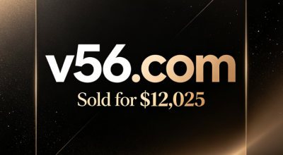 v56.com Sold for $12,025 via Namecheap