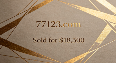 77123.com Sold for $18,500: Decoding the Value of Digital Assets