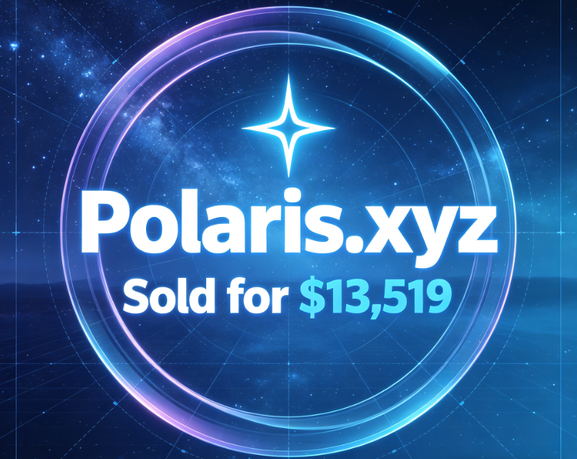Premium Domain Polaris.xyz Sold for ,519