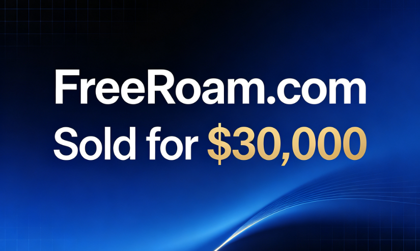 FreeRoam.com Sold for ,000 via Atom