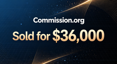 Commission.org Sold for $36,000, Highlighting the Value of Generic Domain Names