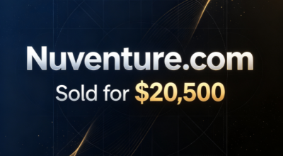 Nuventure.com Sold for $20,500, Highlighting the Value of Premium Venture Capital Brand Domains
