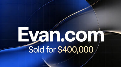 Evan.com Sold for $400,000, Highlighting the Value of Premium Personal Name Domains