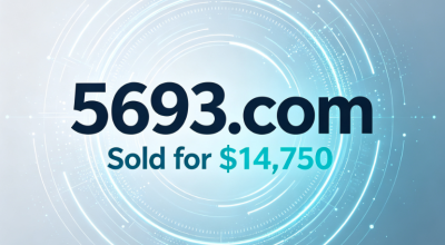 5693.com Sold for $14,750, Numerical Meaning Supports Domain Value