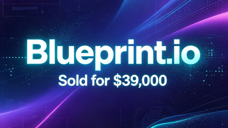 Blueprint.io Sold for ,000, Highlighting the Value of Premium Tech Domains