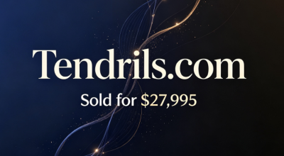 Tendrils.com Sold for $27,995, High-Quality Word Domain Names Are Highly Sought After