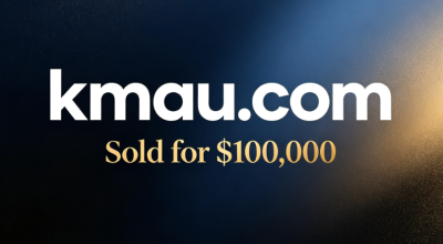 kmau.com Sold for $100,000, Showcasing the Value of Premium Four-Letter Domains